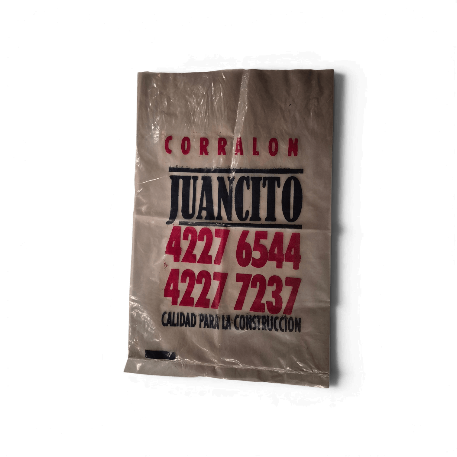 Bolsa de polietileno para materiales de corralón