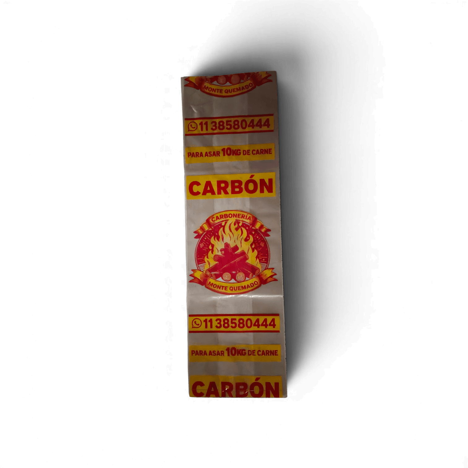 Bolsas de carbón impresas Monte Quemado