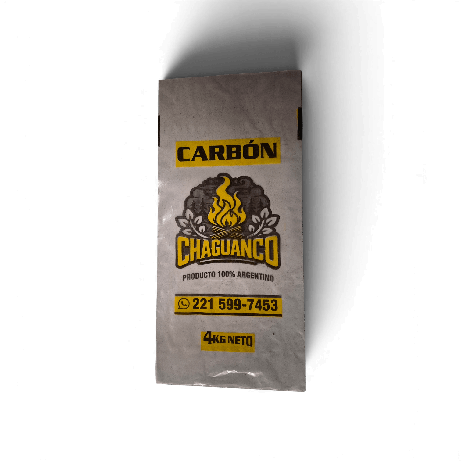 Bolsa de carbón marca Chaguanco